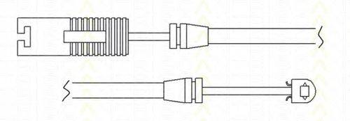 TRISCAN 811511004 Сигналізатор, знос гальмівних колодок