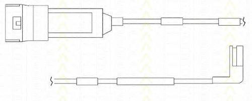 TRISCAN 811524002 Сигналізатор, знос гальмівних колодок