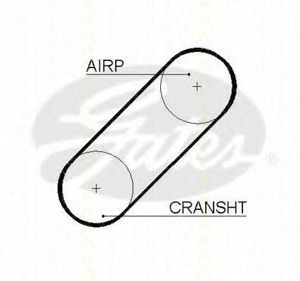 TRISCAN 86455095 Ремінь ГРМ