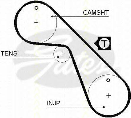 TRISCAN 86455406 Ремінь ГРМ