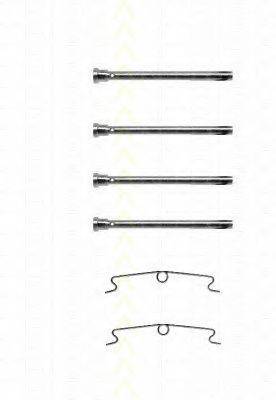 TRISCAN 8105101557 Комплектуючі, колодки дискового гальма