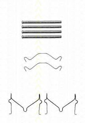 TRISCAN 8105101604 Комплектуючі, колодки дискового гальма