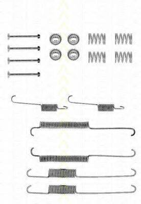 TRISCAN 8105102508 Комплектуючі, гальмівна колодка