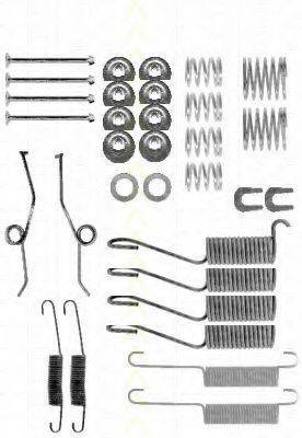 TRISCAN 8105102570 Комплектуючі, гальмівна колодка