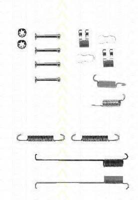 TRISCAN 8105102576 Комплектуючі, гальмівна колодка