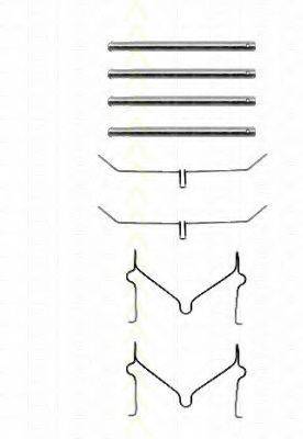 TRISCAN 8105131621 Комплектуючі, колодки дискового гальма