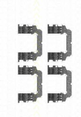 TRISCAN 8105141603 Комплектуючі, колодки дискового гальма