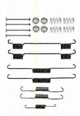 TRISCAN 8105182002 Комплектуючі, гальмівна колодка