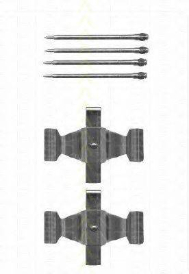 TRISCAN 8105231593 Комплектуючі, колодки дискового гальма