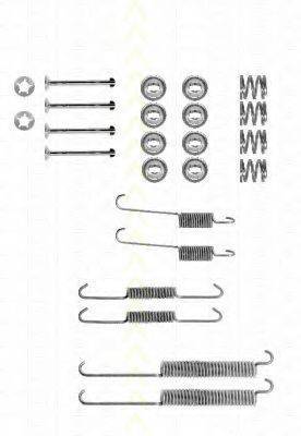 TRISCAN 8105272532 Комплектуючі, гальмівна колодка
