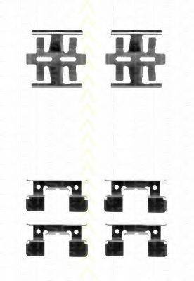 TRISCAN 8105401408 Комплектуючі, колодки дискового гальма