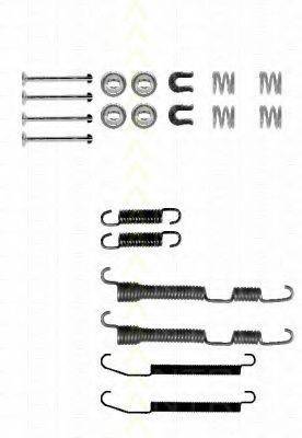 TRISCAN 8105422580 Комплектуючі, гальмівна колодка