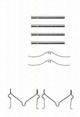 TRISCAN 8105501568 Комплектуючі, колодки дискового гальма