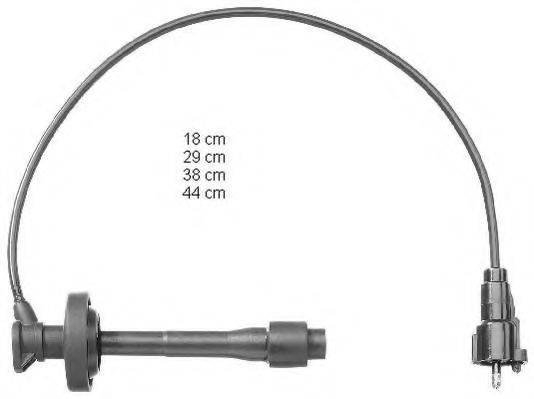 BERU ZEF1300 Комплект дротів запалювання
