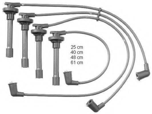 BERU ZEF1322 Комплект дротів запалювання