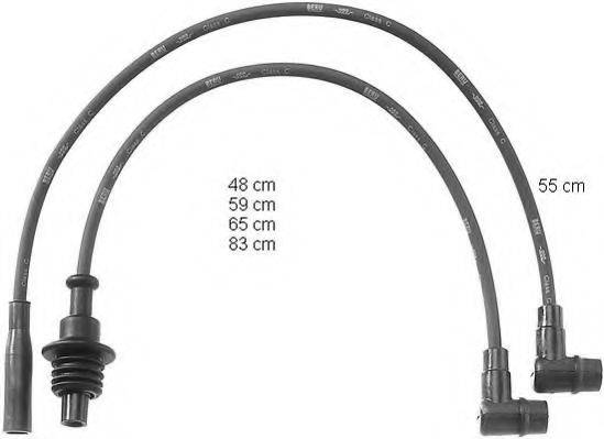 BERU ZEF790 Комплект дротів запалювання