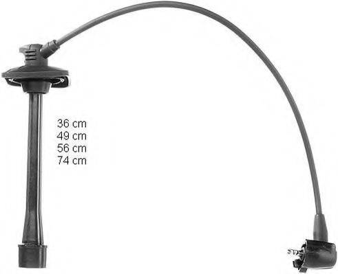 BERU ZEF924 Комплект дротів запалювання