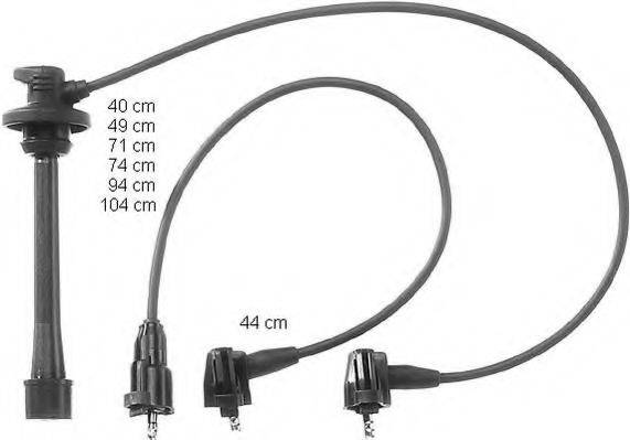 BERU ZEF941 Комплект дротів запалювання