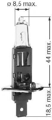 BERU 112558 Лампа розжарювання, основна фара