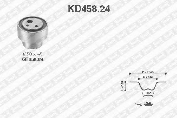 SNR KD45824 Комплект ременя ГРМ