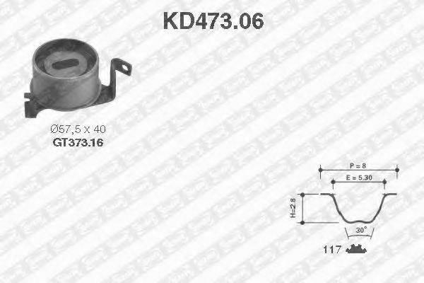 SNR KD47306 Комплект ременя ГРМ