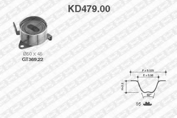 SNR KD47900 Комплект ременя ГРМ