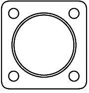 HJS 83405504 Прокладка, труба вихлопного газу
