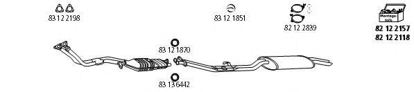 HJS BMW66 Система випуску ОГ