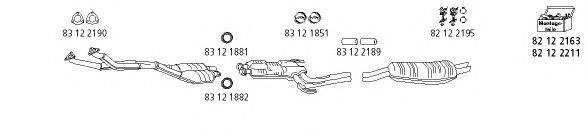 HJS BMW221 Система випуску ОГ