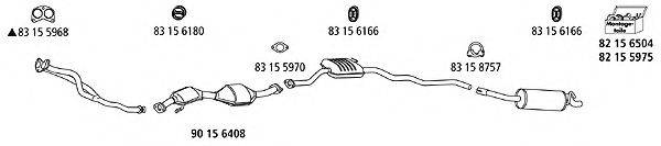 HJS FO503 Система випуску ОГ