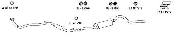 HJS VW1141 Система випуску ОГ