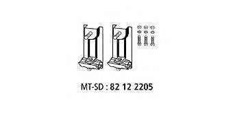 HJS 82122205 Монтажний комплект, система випуску