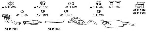 HJS VW564 Система випуску ОГ