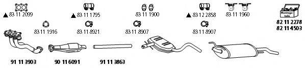 HJS VW358 Система випуску ОГ