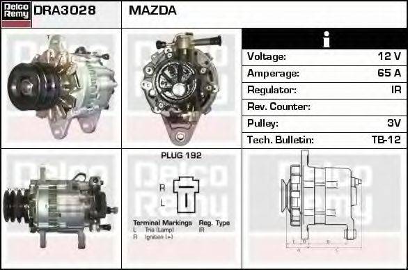 DELCO REMY DRA3028 Генератор