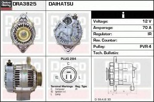 DELCO REMY DRA3825 Генератор