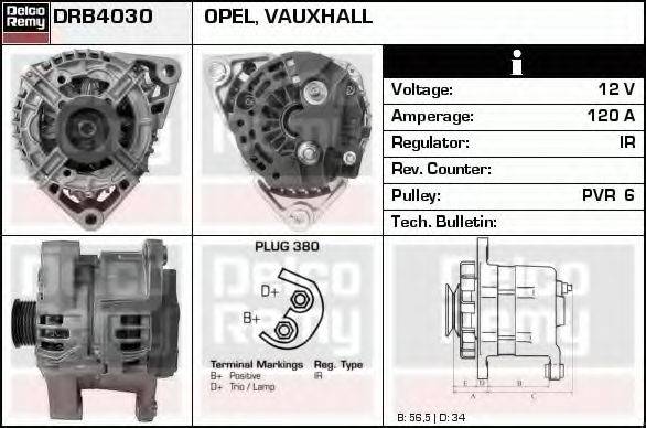 DELCO REMY DRB4030 Генератор