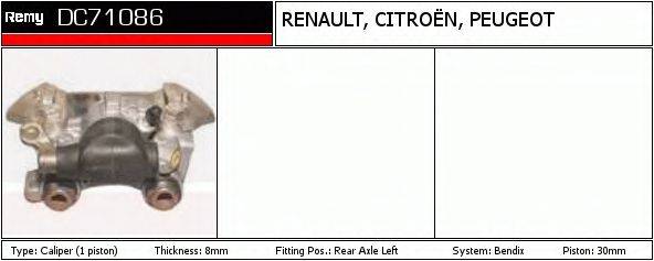 DELCO REMY DC71086 Гальмівний супорт