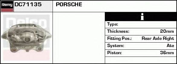DELCO REMY DC71135 Гальмівний супорт