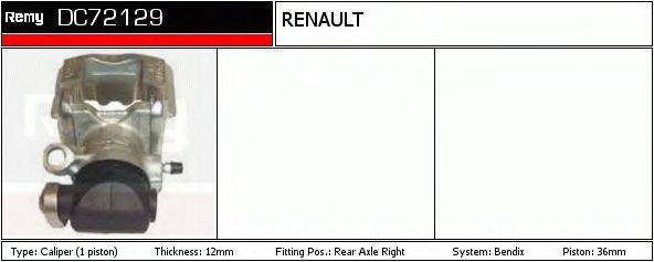 DELCO REMY DC72129 Гальмівний супорт