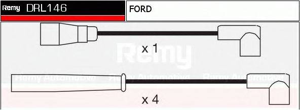 DELCO REMY DRL146 Комплект дротів запалювання