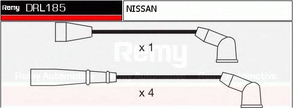 DELCO REMY DRL185 Комплект дротів запалювання