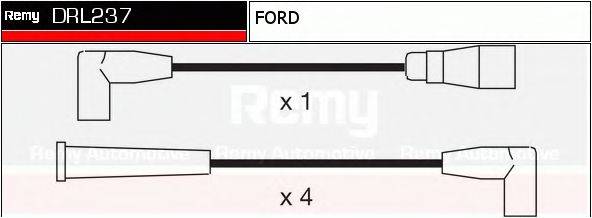 DELCO REMY DRL237 Комплект дротів запалювання