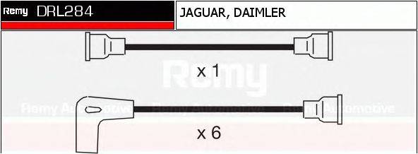 DELCO REMY DRL284 Комплект дротів запалювання