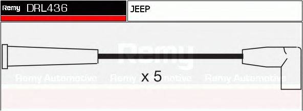 DELCO REMY DRL436 Комплект дротів запалювання