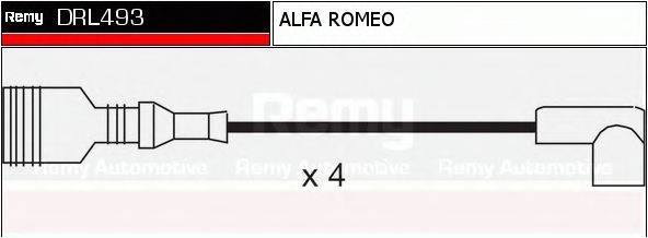 DELCO REMY DRL493 Комплект дротів запалювання