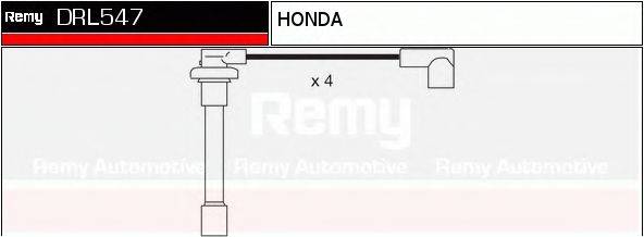 DELCO REMY DRL547 Комплект дротів запалювання