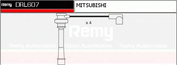 DELCO REMY DRL607 Комплект дротів запалювання