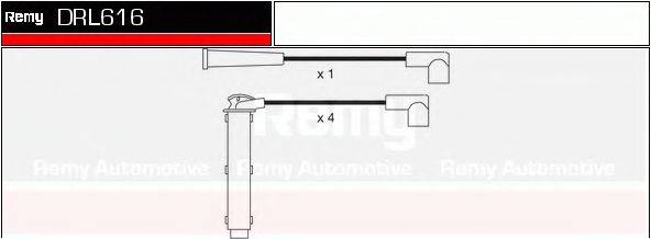 DELCO REMY DRL616 Комплект дротів запалювання