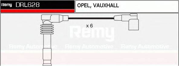 DELCO REMY DRL628 Комплект дротів запалювання